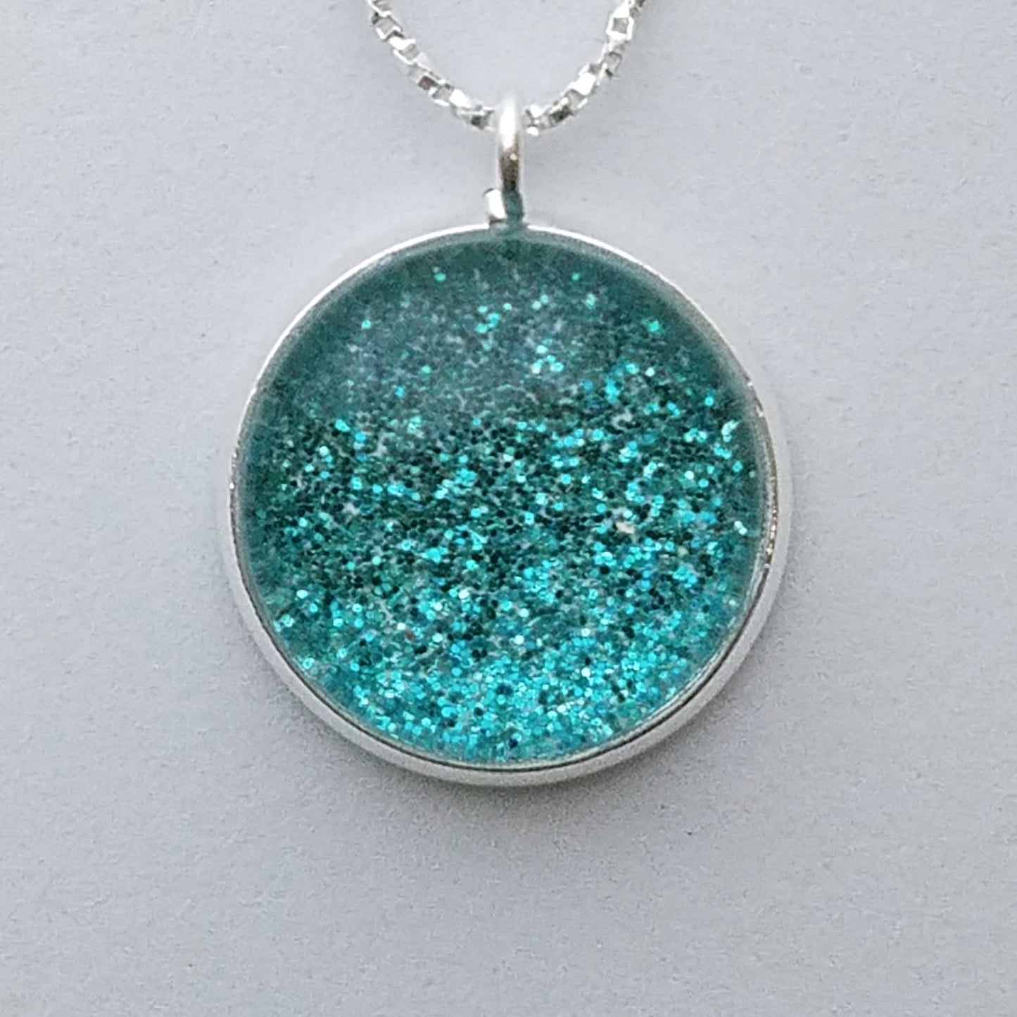 Shimmer Teal Necklace