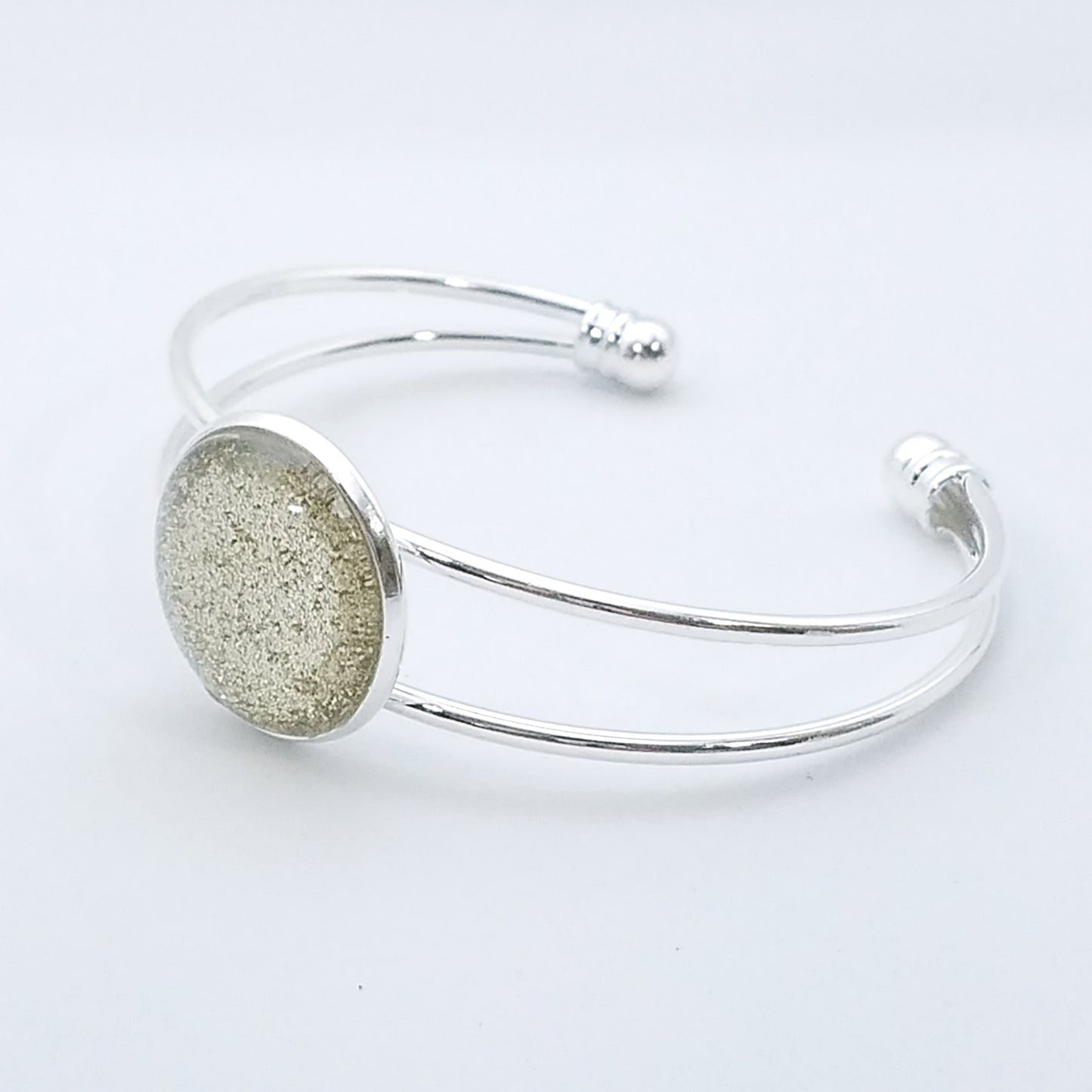 Shimmer Champagne - Bangle Bracelet