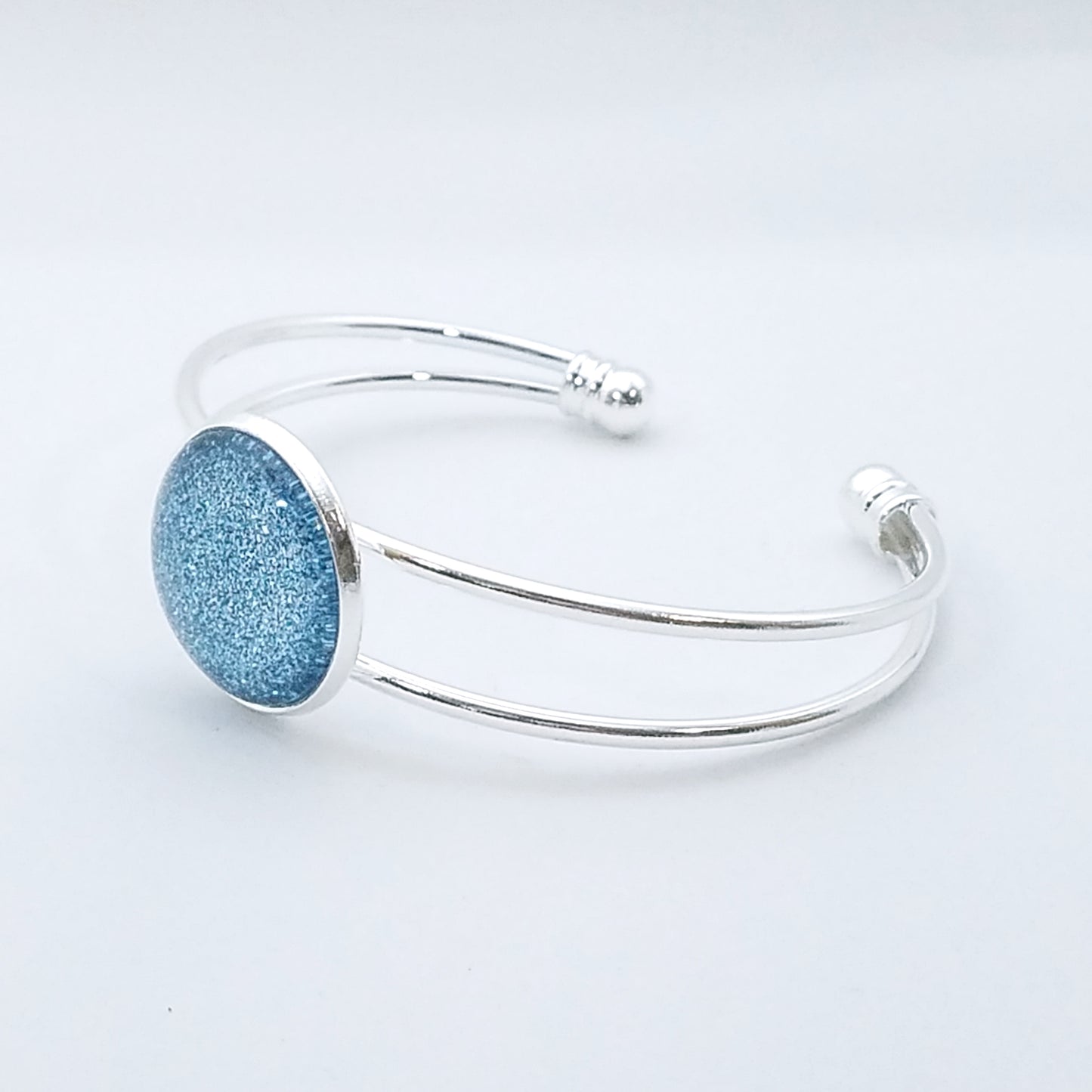 Shimmer Sky - Bangle Bracelet