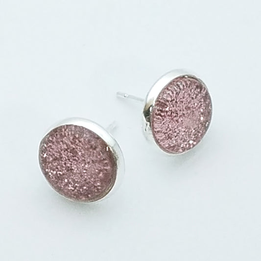 Shimmer Blush -  Post Earring