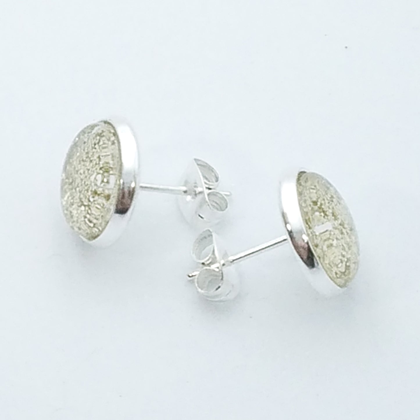 Shimmer Champagne -  Post Earring