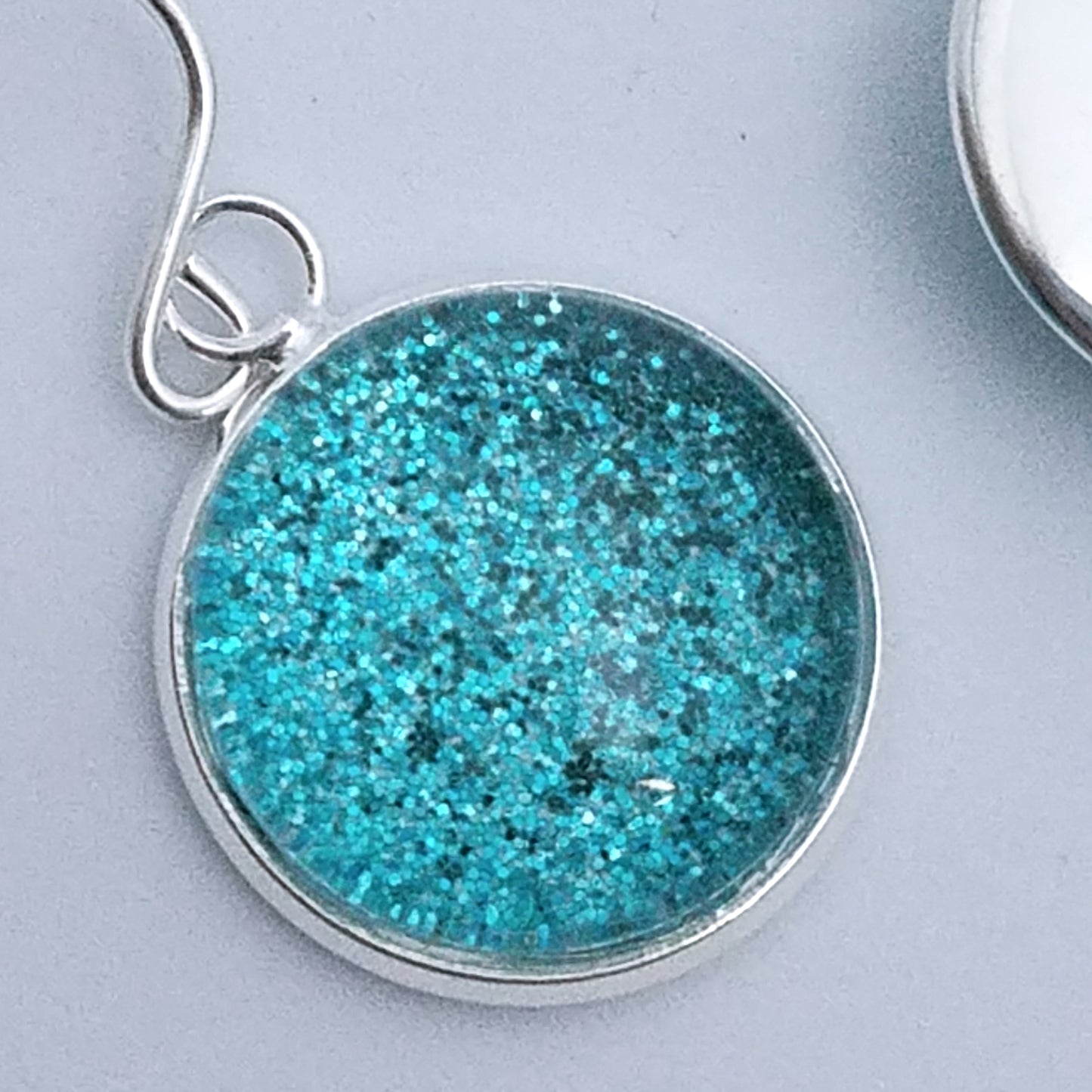 Shimmer Teal - Drop Earrings