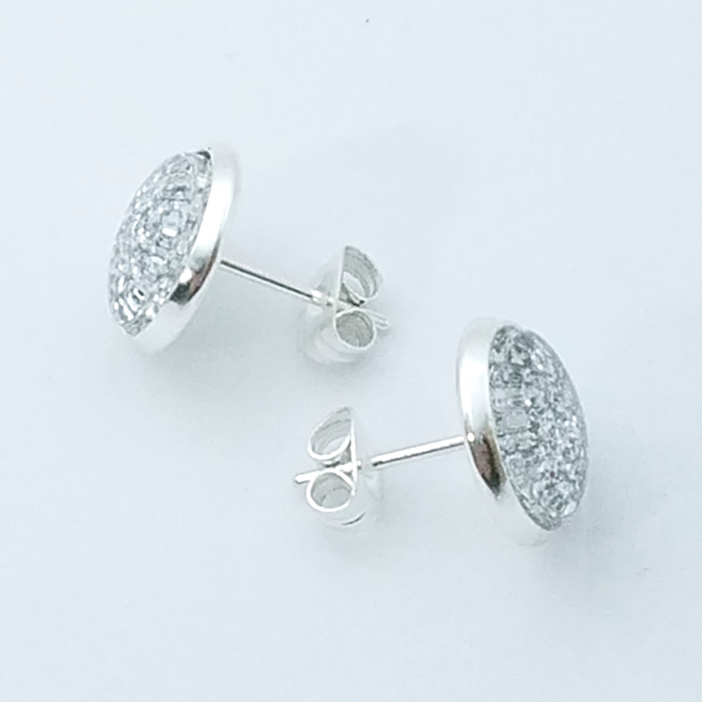 Shimmer Quartz -  Post Earring