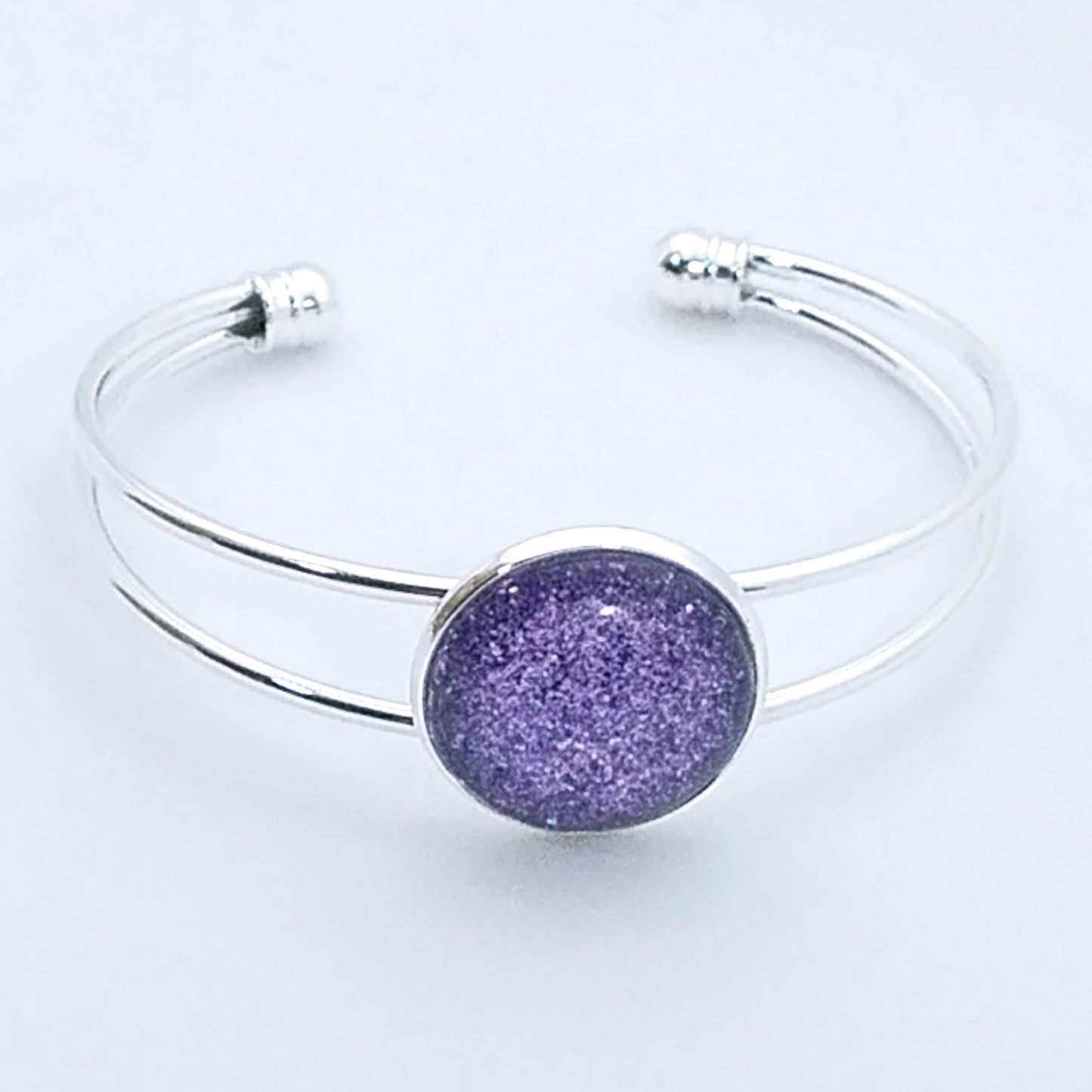 Shimmer Lilac - Bangle Bracelet