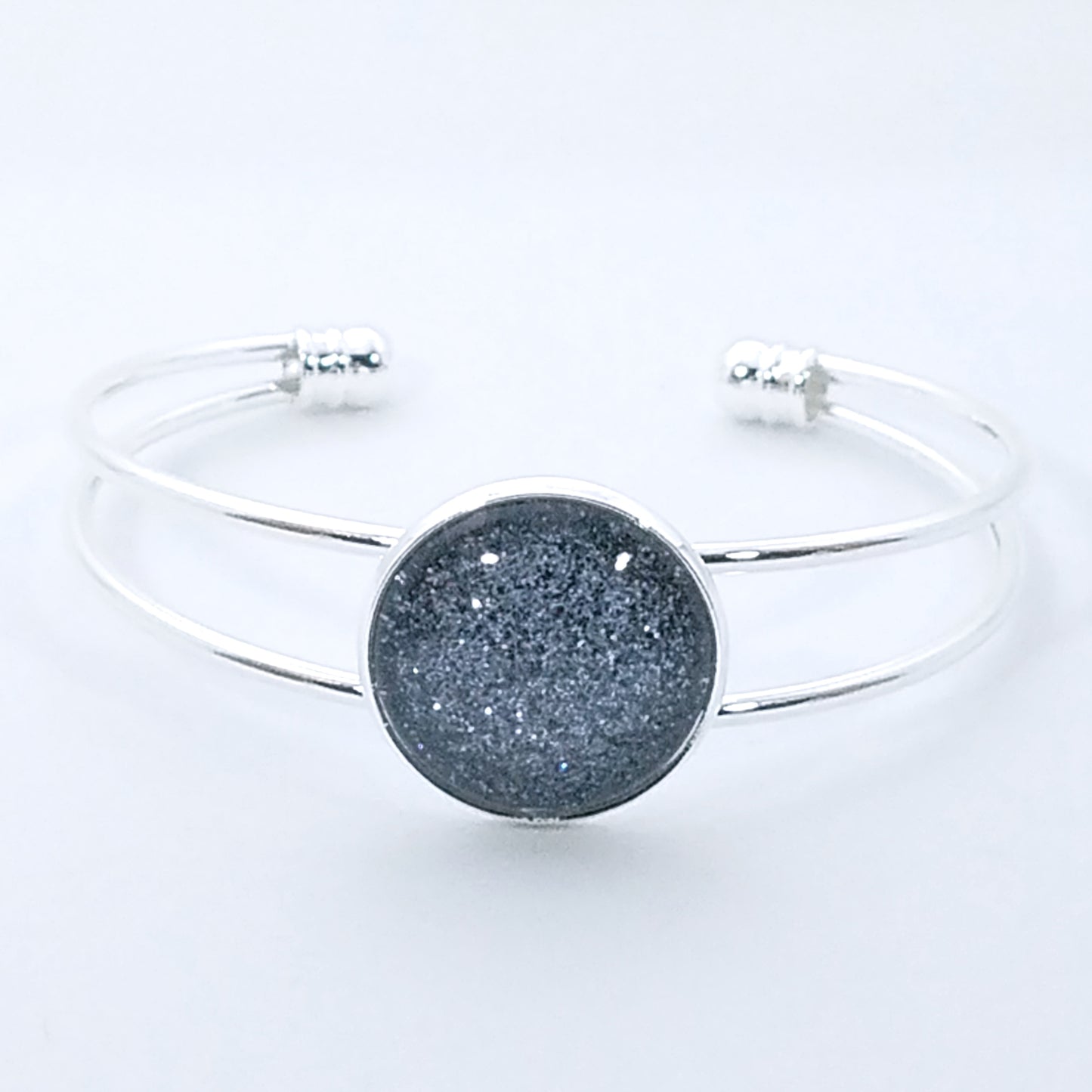 Shimmer Midnight - Bangle Bracelet