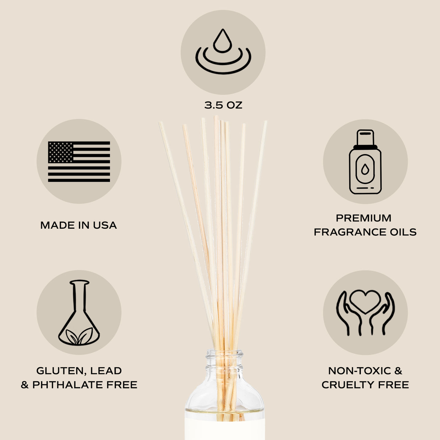 Stress Relief Reed Diffuser - Gifts & Home Decor