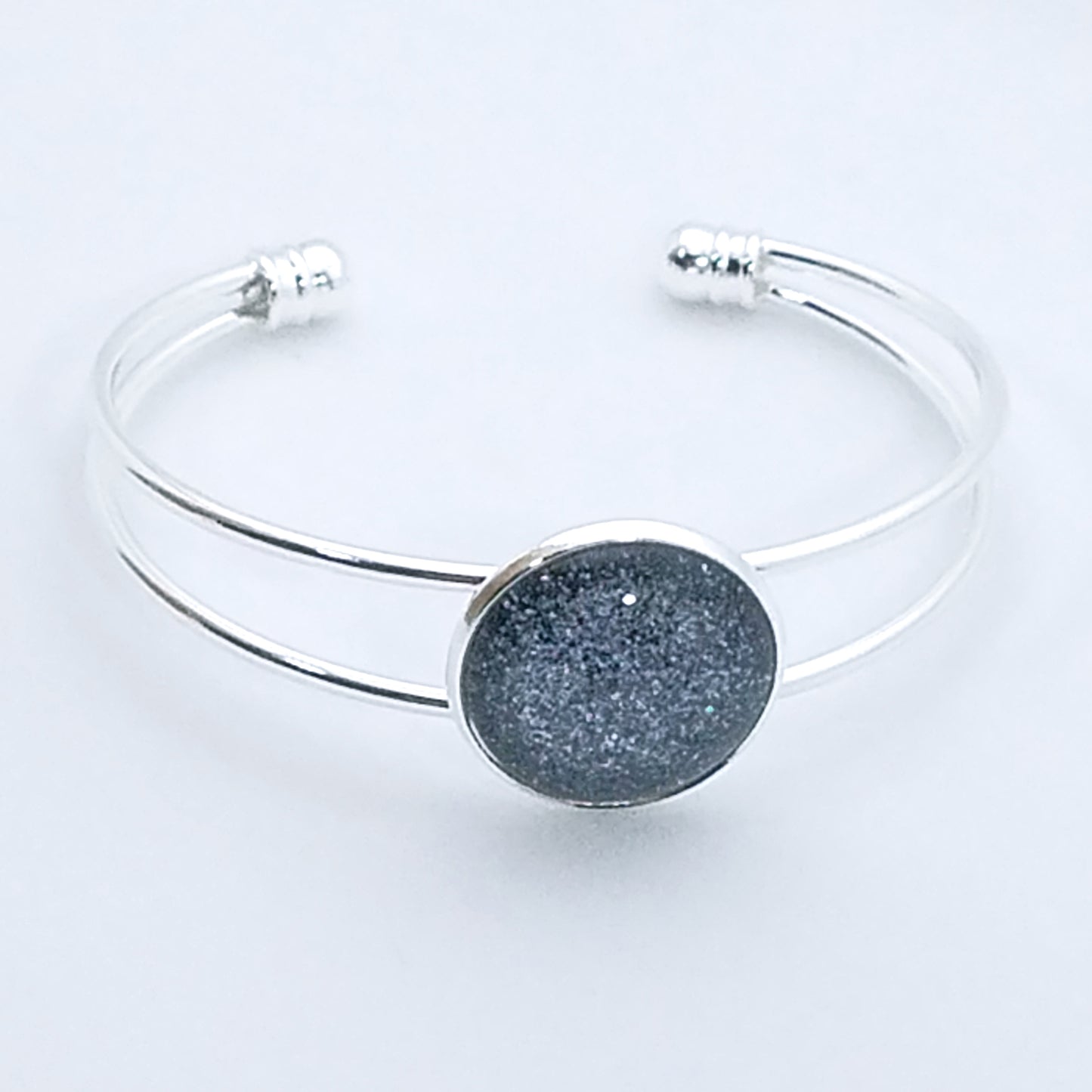 Shimmer Midnight - Bangle Bracelet