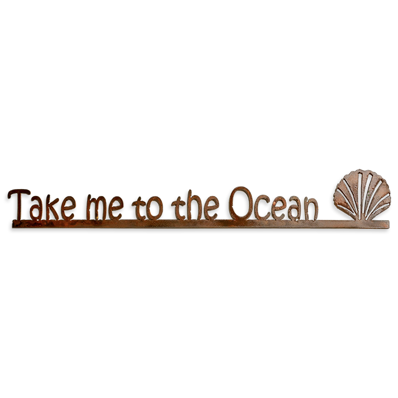 Take Me to the Ocean Sign