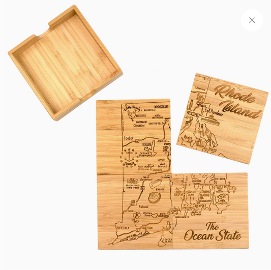 Rhode Island Puzzle Coaster Set