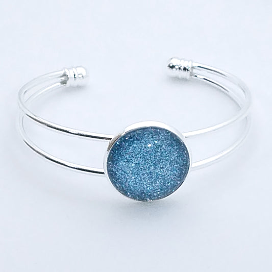 Shimmer Sky - Bangle Bracelet